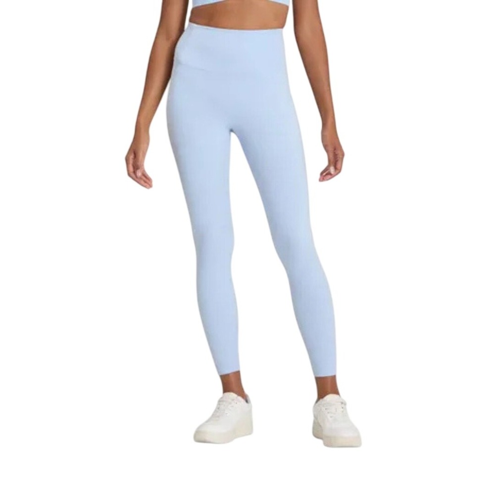 All in Motion Women's Light Blue Dynamic Flex High Rise 7/8 Leggings Size M